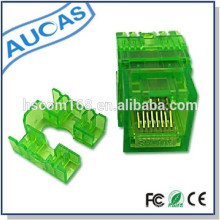 Transparente Multi colores UTP rj45 enchufe modulable plug modular modular plug con servicio de diseño OEM